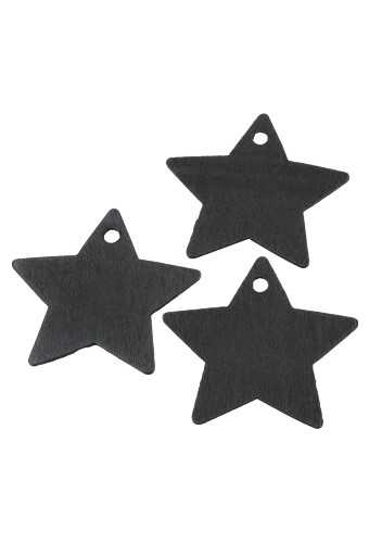 Houten Decoratie Star X Mas Zwart Hanger Cm Stuks Krabbendam