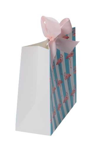 Cadeaubon + Kadozakje London Flamingo & Lint 14.5x5.8x14.5cm 10stuks