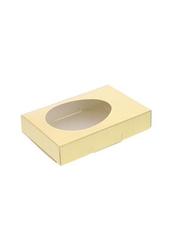 Sokkel Pasen Ei Sokkeltje Glans Goud 12.5x8x2.5cm 24stuks