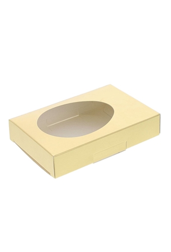 Sokkel Pasen Ei Sokkeltje Glans Goud 14.5x10.2x2.5cm 24stuks