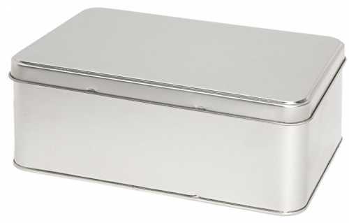 Blikken Blanco Rechthoekig 17.8x12.6x7.5cm 12stuks