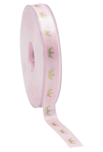 Luxe Satijn Lint Baby Roze Princess 12mm x 25meter