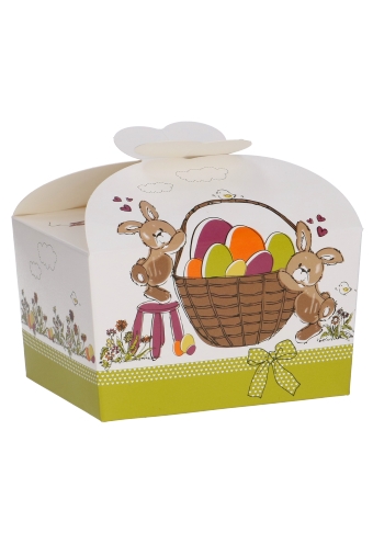 Bonbondoosjes Haas 250gram Met Vlindersluiting 9.5x7.5x6cm 25stuks