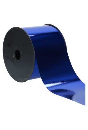 Krullint Metallic Reflex Donker Blauw 100mm x 100meter