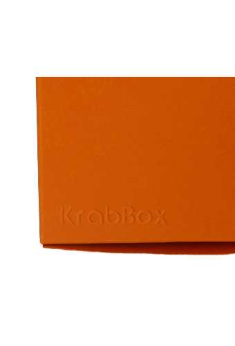 Kadodoosjes KrabBOX Gerecycled Oranje 8x8x8cm 25stuks