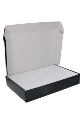 AKTIE Luxe Verzenddoos Rolo Zwart Blinkend 27x38x6.5cm 25stuks