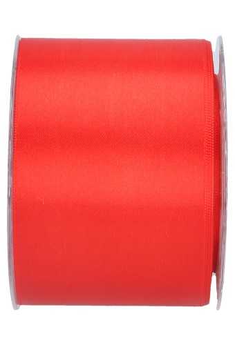 Satijn Dubbel Lint Extra Breed 70mm x 25 meter Rood