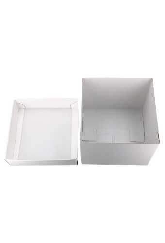 Luxe Geschenkdoos Torino Wit Mat FSC® 25x25x20cm Los Model