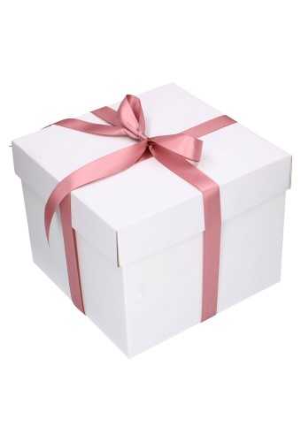 Luxe Geschenkdoos Torino Wit Mat FSC® 25x25x20cm Los Model