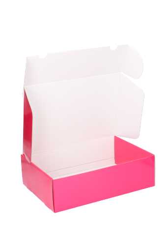 Luxe Verzenddoos Rolo Fuchsia Blinkend 35x24x10.5cm