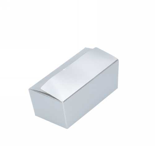 Bonbondoosjes Zilver Bella 125 gram 10.6x5.3x4.4cm 25stuks