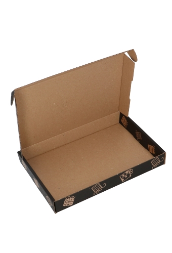 Brievenbusdoos Met Klep Pinto Gift For You Zwart A5 22x15.5x2.8cm 10st