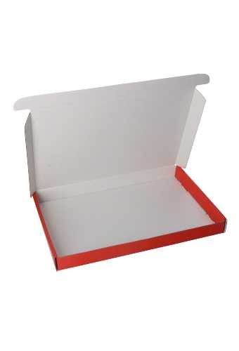 Brievenbusdoos Klep Pinto Rood Zo blij met jou A4 31x22x2.8cm 15stuks