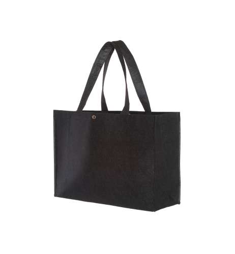 Bigshopper Vilten Zwart Met Hengsel 32x23x10cm 220 gram 75stuks