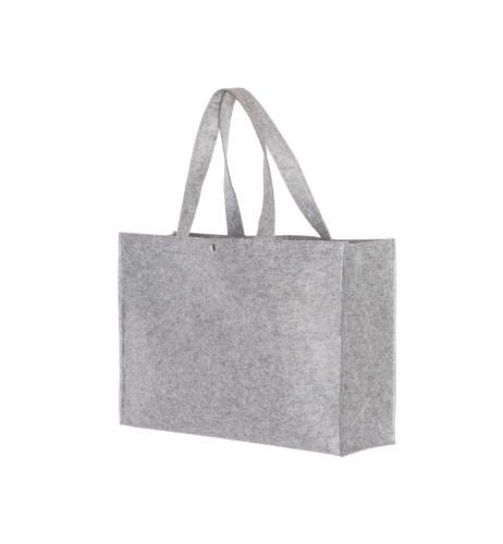 Bigshopper Vilten Grijs Met Hengsel 32x23x10cm 220 gram 75stuks