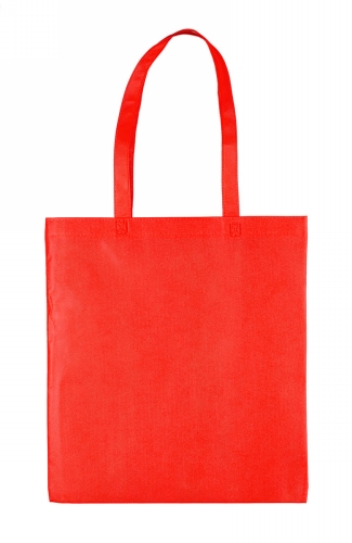 Draagtassen Non Woven Rood Met Hengsel 38x42cm 80 grams 250stuks