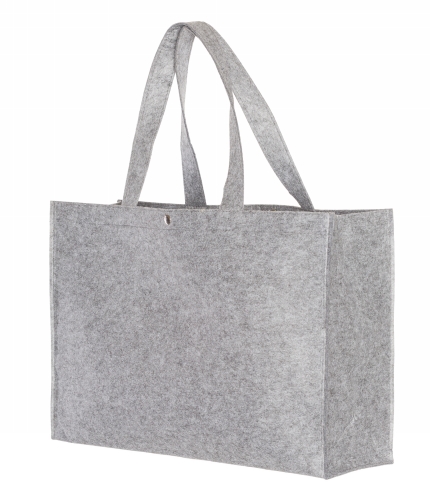 Bigshopper Vilten Grijs Met Hengsel 45x33x14cm 220 gram 75stuks