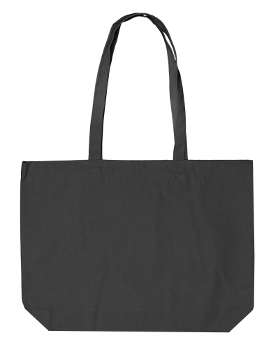 Canvas Bigshopper Zwart Met Hengsel 48x36x11cm 300grams 100stuks