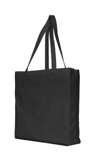 Canvas Bigshopper Zwart Met Hengsel 48x36x12cm 300grams 100stuks