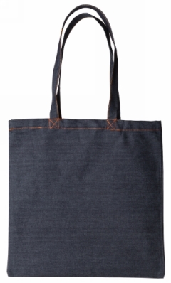 Spijker Denim Draagtassen Met Hengsel 38x42cm 380grams 100stuks