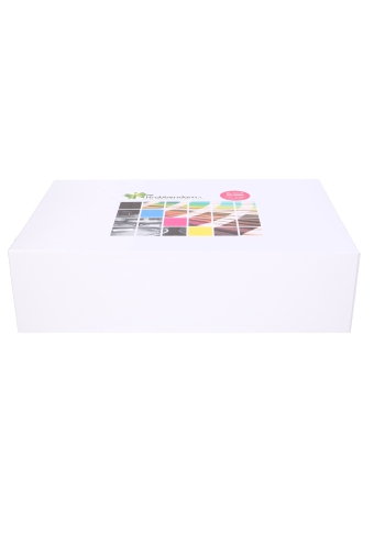 Luxe Magneetdozen Venetie Wit Mat Digitaal Bedrukt 44x30x12cm 10stuks