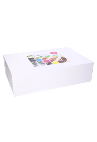 Luxe Magneetdozen Venetie Wit Mat Digitaal Bedrukt 44x30x12cm 10stuks