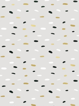 Cadeaupapier Coated jelly drops champagne gold 50cm x 200meter Cadeaupapier Coated jelly drops champagne gold 50cm x 200meter