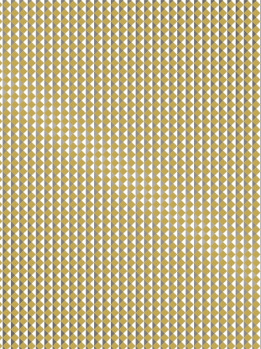 Cadeaupapier Metallic mosaic gold & white 50cm x 200meter