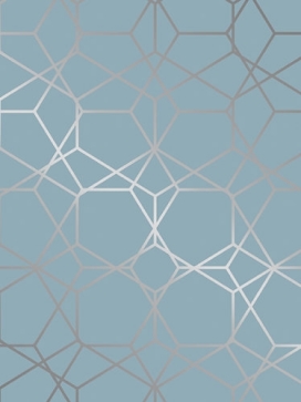 Cadeaupapier Metallic diamond greyblue 50cm x 200meter Cadeaupapier Metallic diamond greyblue 50cm x 200meter