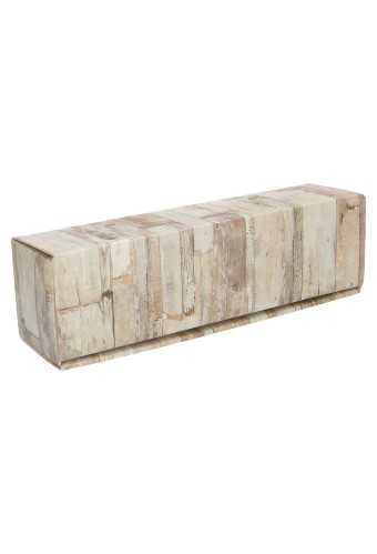 Luxe Wijndozen Ferro Wood Jetty voor 1 fles 34x9x9cm 100stuks OP IS OP