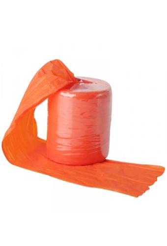 Crepe Cadeaulint 50 meter Oranje Uit Te Vouwen Tot 100mm OP IS OP