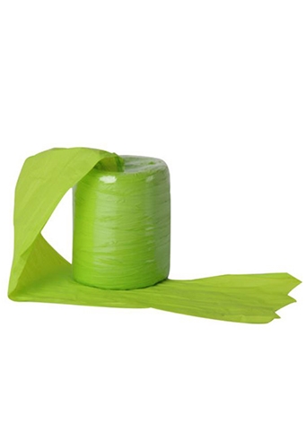 Crepe Cadeaulint 50 meter Appel Groen Uit Te Vouwen Tot 100mm OP IS OP