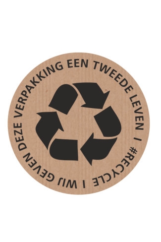 Etiketten Everyday Recycle Kraft 6cm 250stuks Etiketten Everyday Recycle Kraft 6cm 250stuks