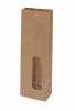 Blokbodemzakjes Kraft & L.Venster Sealbaar 5.5+3.5x17.5cm 100stuks