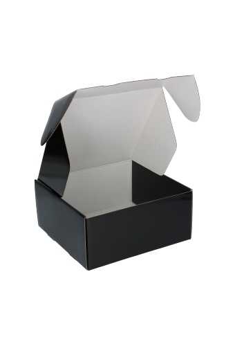 Luxe Verzenddoos Rolo Zwart Blinkend 24x23x11cm 25stuks