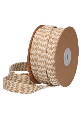 Geschenklint Jute Vlecht Naturel Bruin 17mm x 10 meter