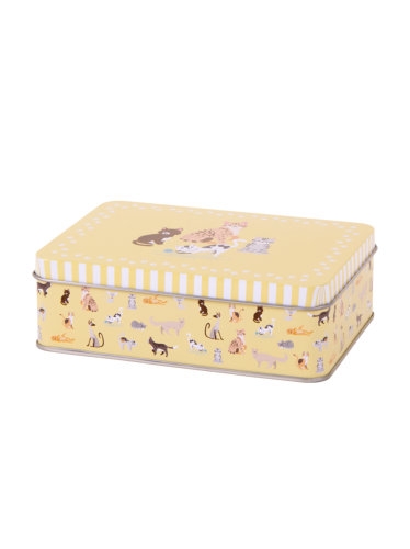 Blikken Cats Rond 9.5x13cm 12stuks