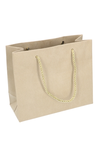 Luxe Cadeautasjes Barcelona Beige Bekleed Met Stof 24x10x20cm 10stuks