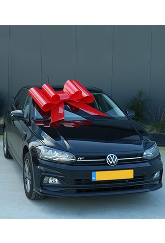 Megastrik Autostrik Toronto Rood 86x103cm