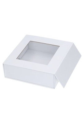 Luxe Magneetdozen New York FSC® Wit Mat & Venster 15x15x5cm 25stuks