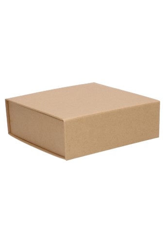 Luxe Magneetdozen New York FSC® Kraft Naturel 15x15x5cm 1200gr 25stuks
