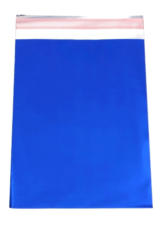 Kadozakjes Folie Mita Mat Blauw & Plakstrip 10x13.5+3cm 100stuks