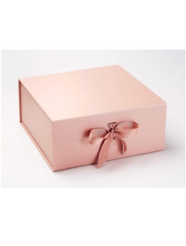 Luxueuze Magneetdozen Diamond & Satijn Roze Gold 33x33.5x14.5cm 12st