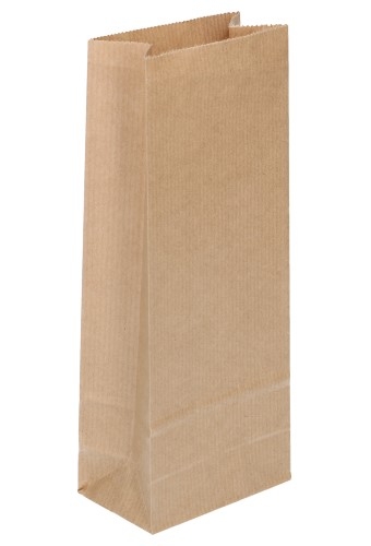 Blokbodemzakjes Kraft Blanco 13x7.5x31.5cm 850ml 90grams 100stuks