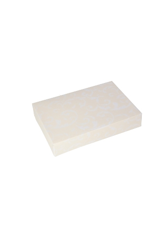 Geschenkdoos Cateringdoos Barok Creme 32x22x6cm 10stuks