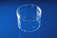 Rond transparant doosje 116x80mm verpakt per 96stuks