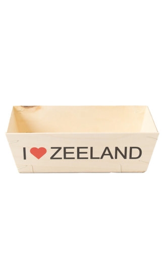 Houten Korf Bedrukt Zeeland Versie 3 29x19x9cm 25stuks