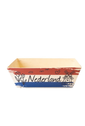 Houten Korf Bedrukt Holland Versie 1 34x25x11cm 25stuks