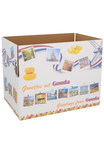 Geschenkdozen Groetjes & Greetings Gouda 31x20x14cm 30stuks