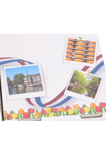 Brievenbusdoos Groetjes & Greetings Gouda A5 22x16x2.8cm 10stuks